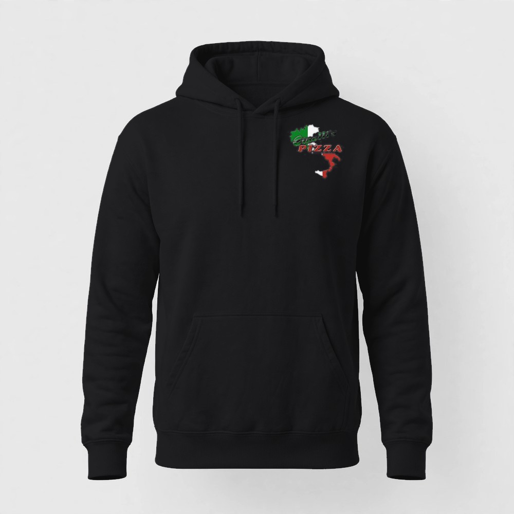Logo Hoodie product photo — Black — front